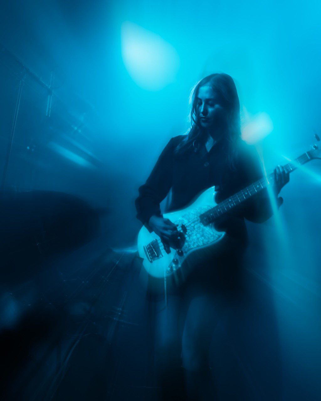 Hatchie performing at the lodge room in los angeles