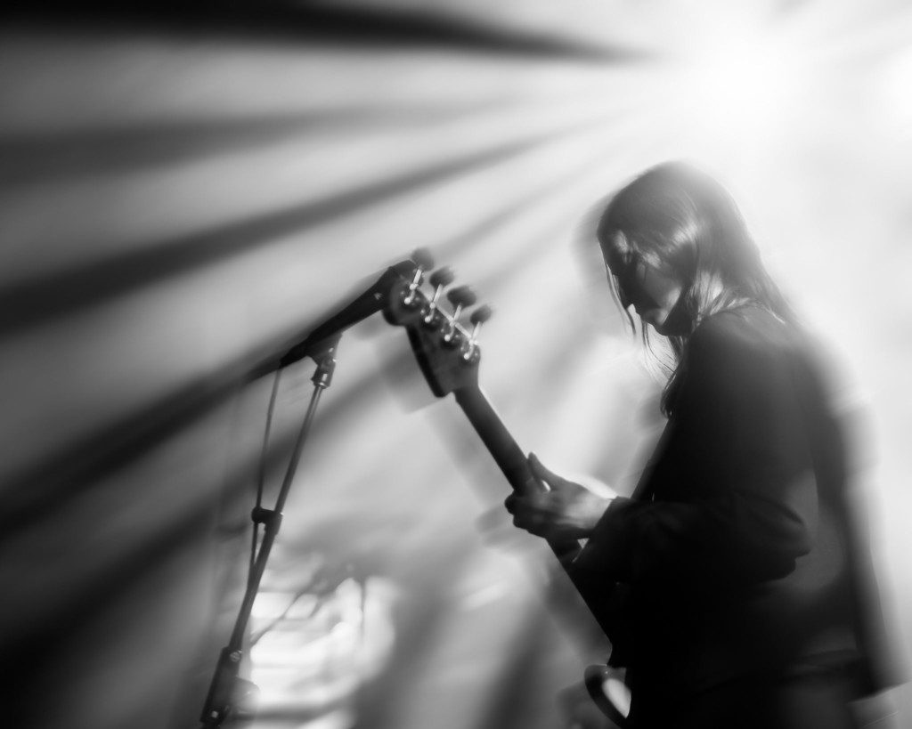 Hatchie performing at the lodge room in los angeles