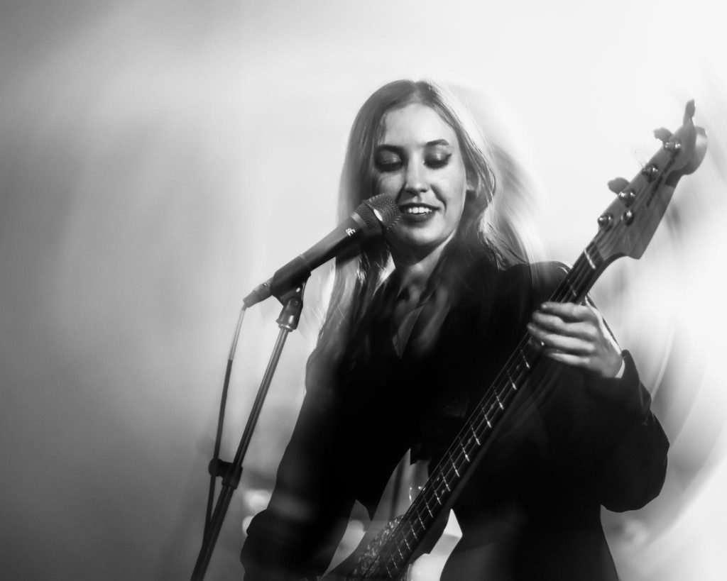 Hatchie performing at the lodge room in los angeles