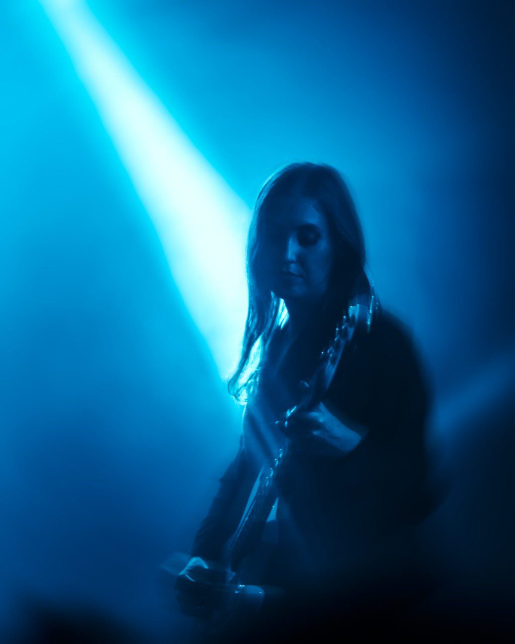 Hatchie performing at the lodge room in los angeles