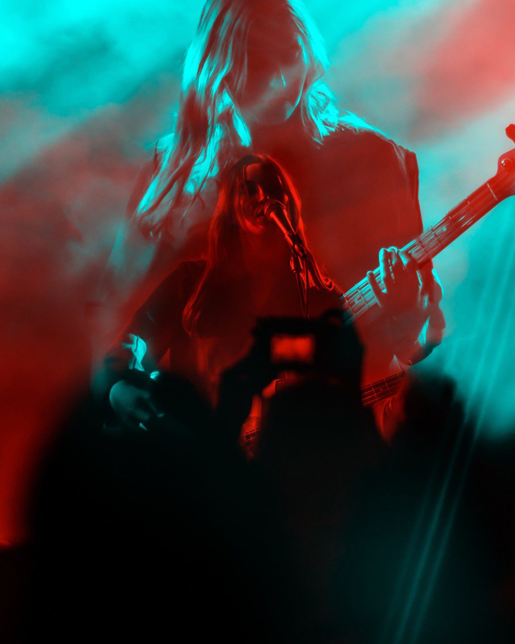 Hatchie performing at the lodge room in los angeles
