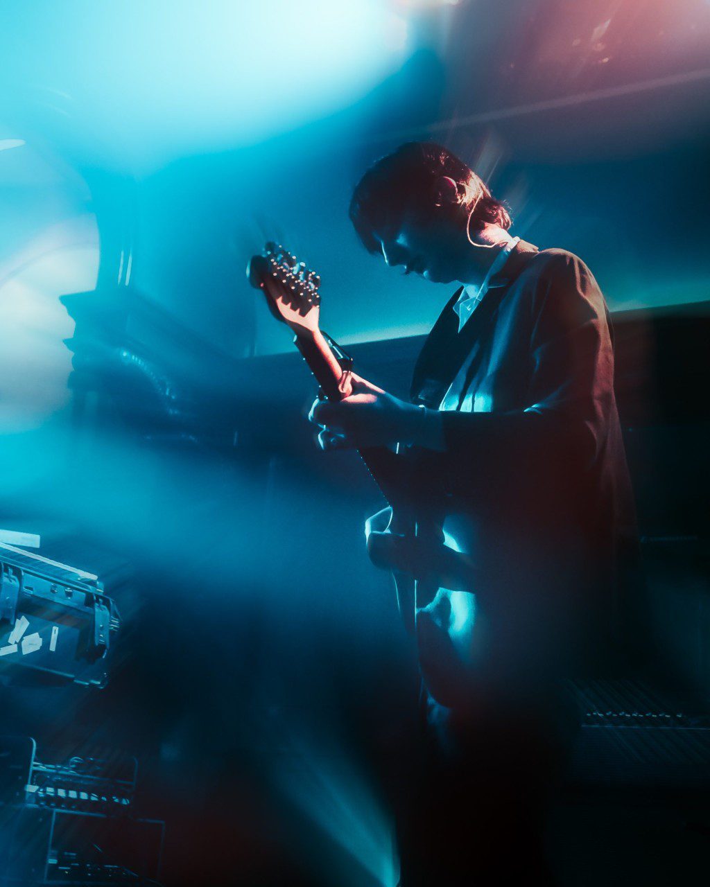 Hatchie performing at the lodge room in los angeles